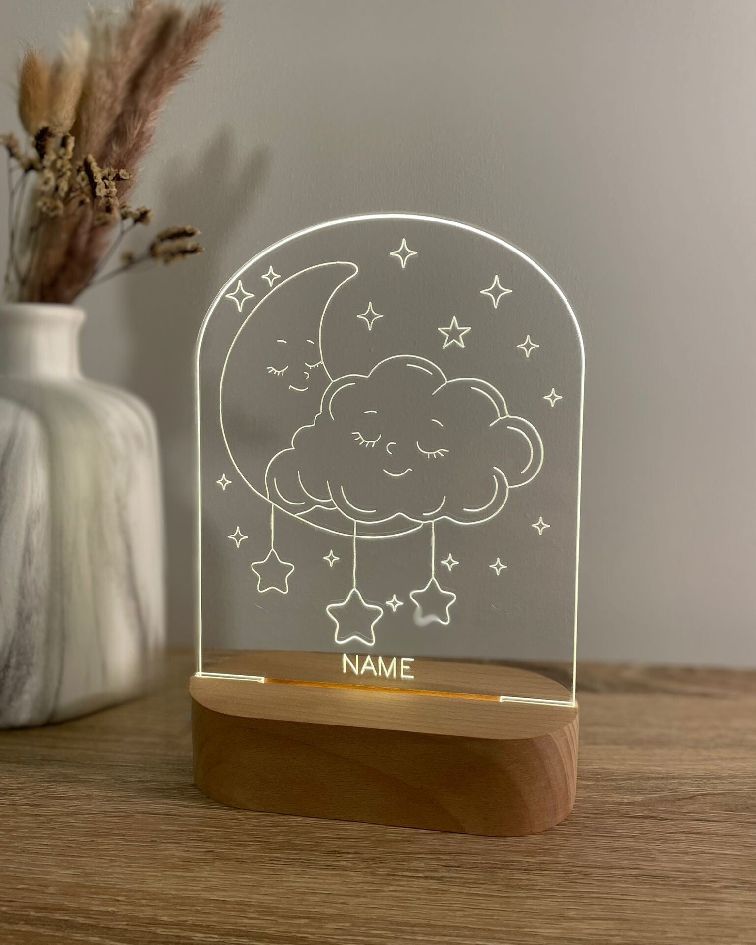 Gift for Girls — Unicorn Lamp, Moon Lamp and More with Name