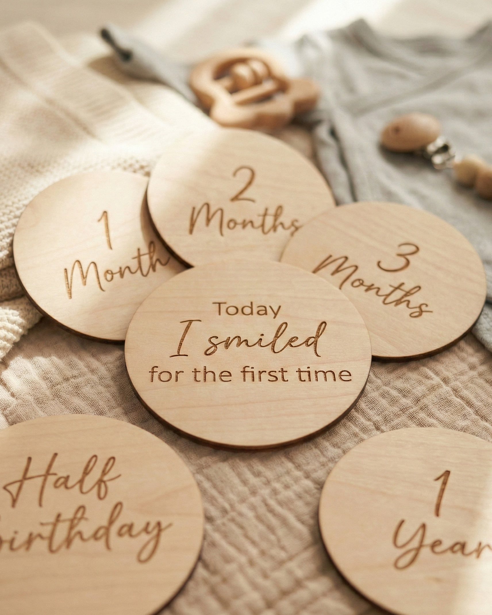 Baby Milestone Discs — Set of 12