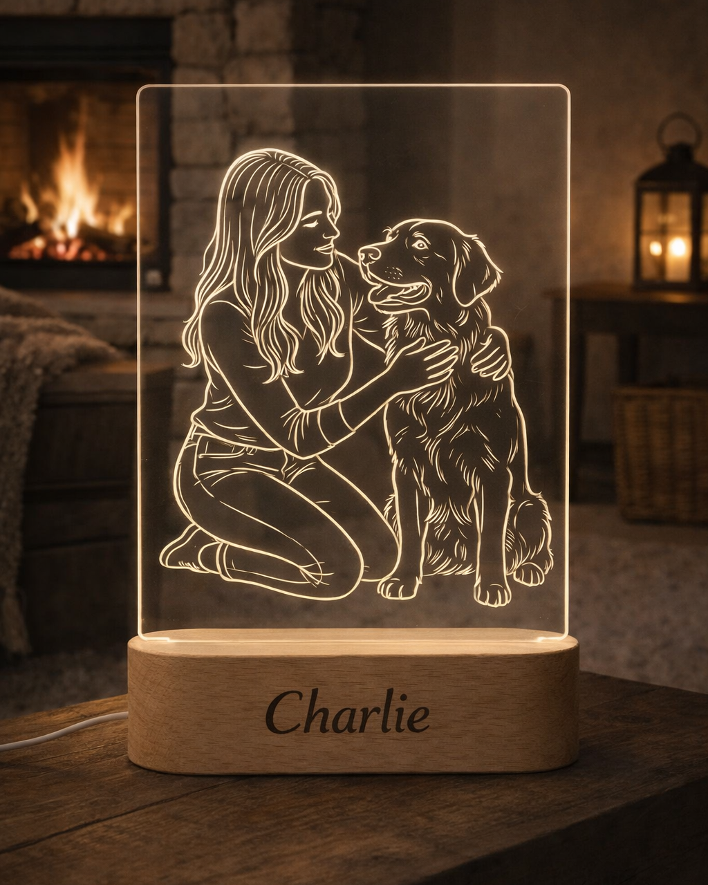 AuraLine™ — Line Art Lamp