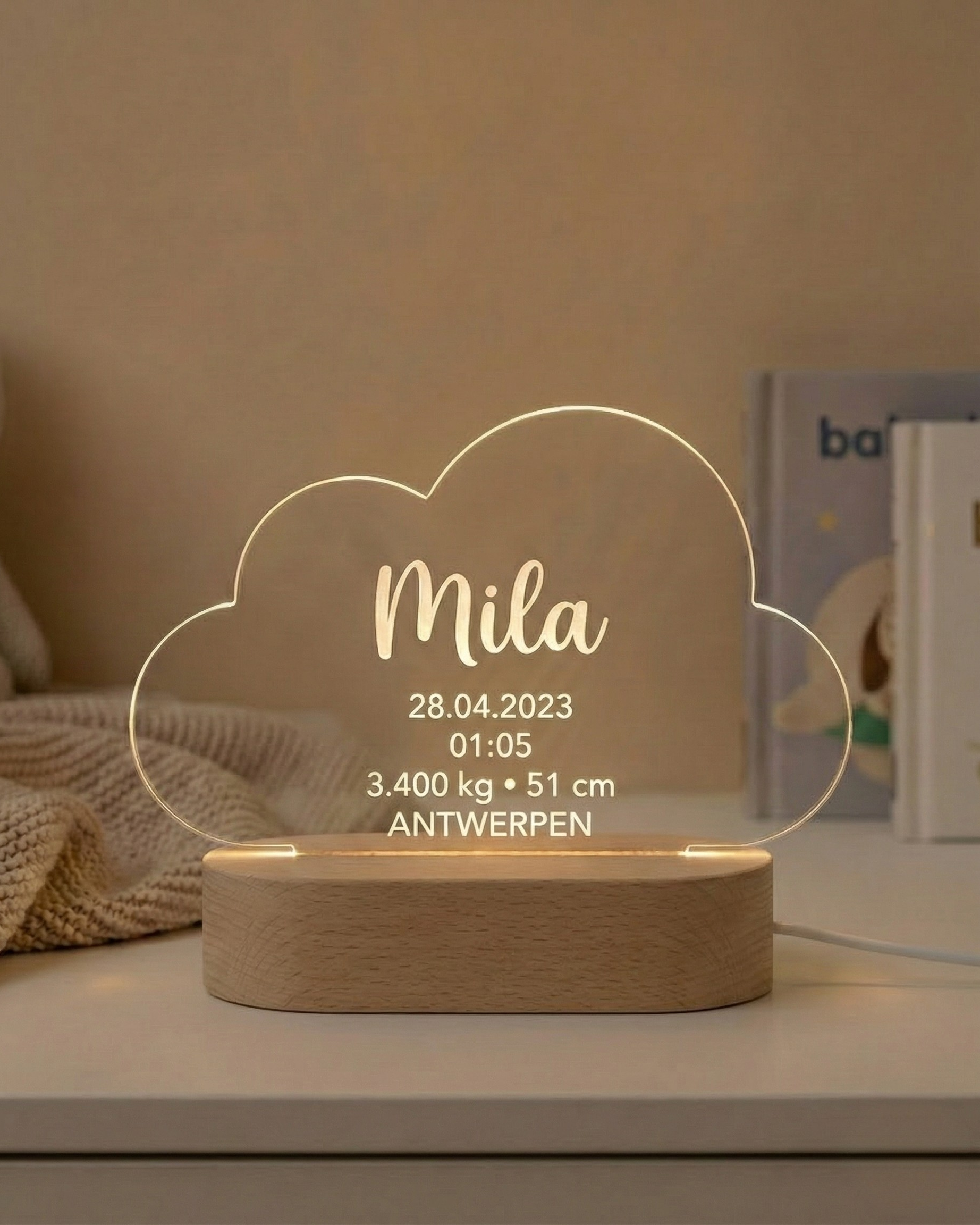 FirstLight™ — Geburtsdatenlampe