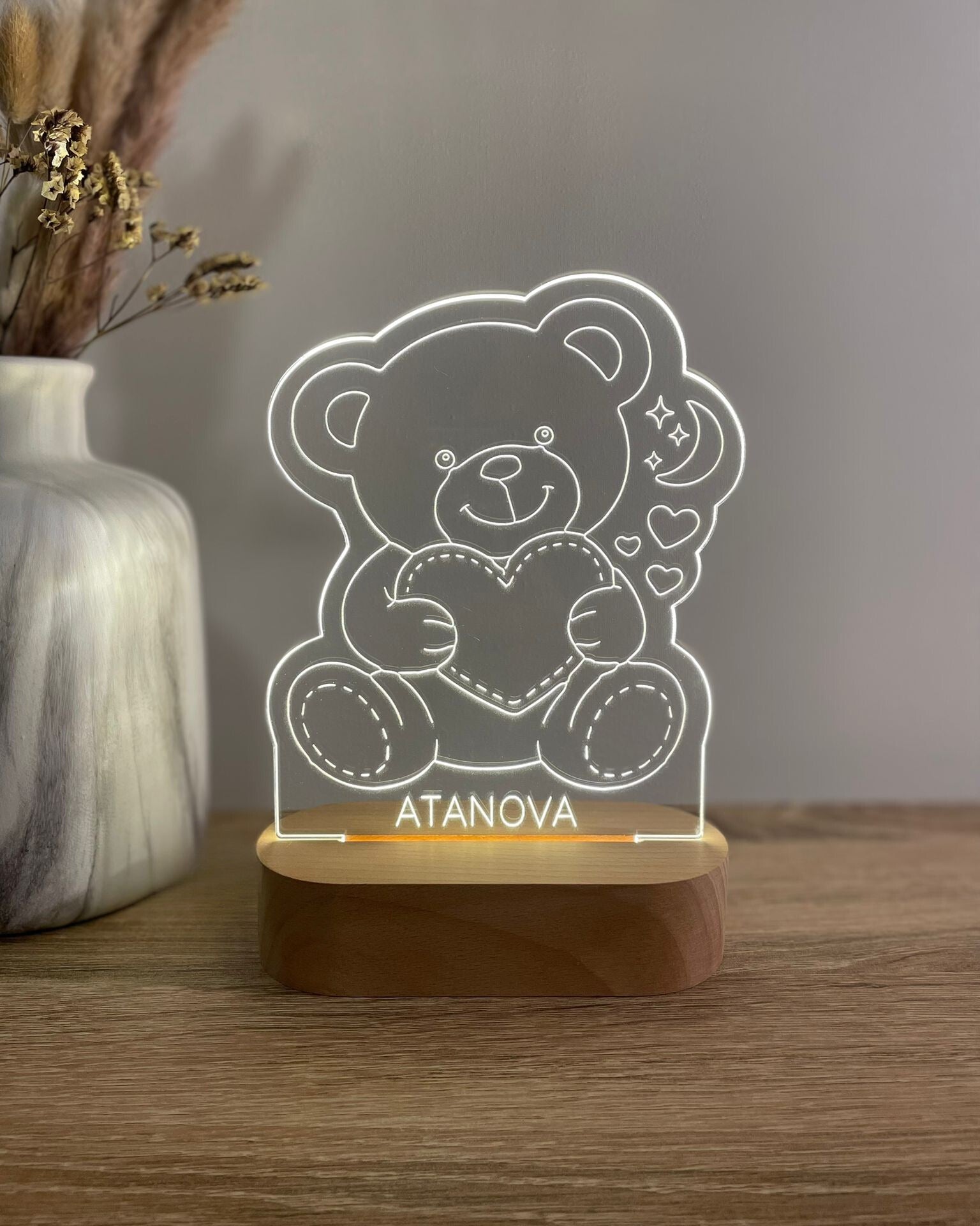 DreamLight™ — Gepersonaliseerd Nachtlampje voor Kinderen met Naam