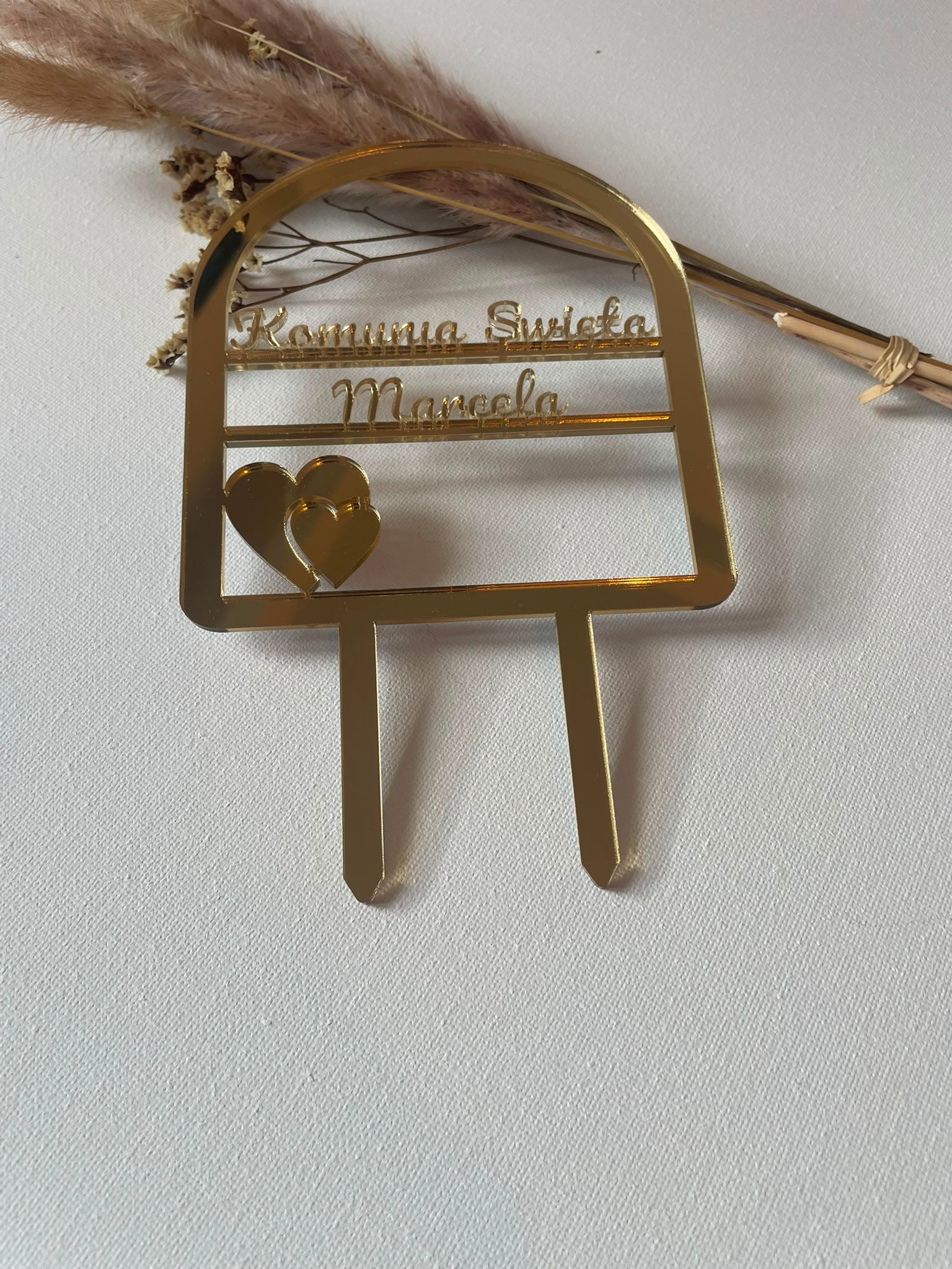 Cake topper personnalisé — Prénom & Âge