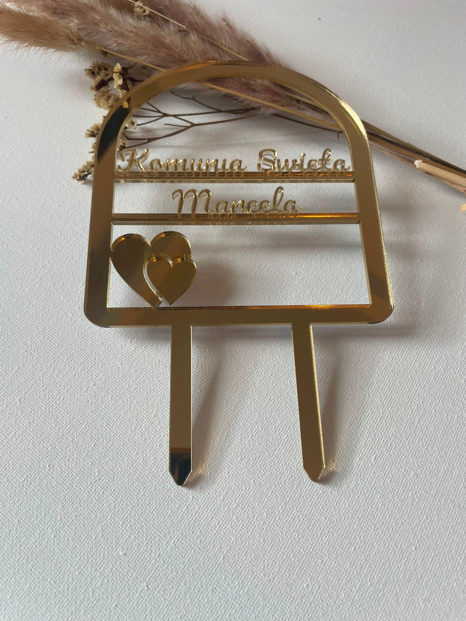 Cake topper personnalisé — Prénom & Âge