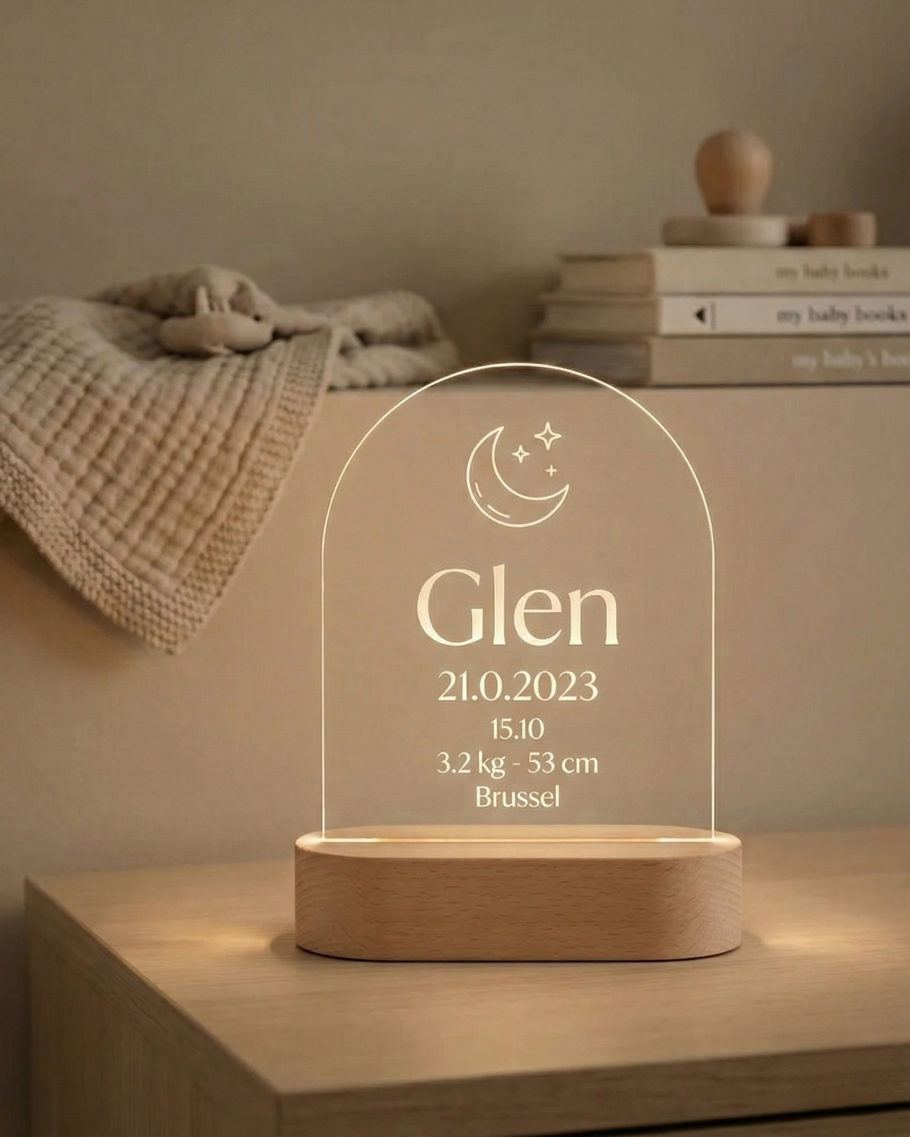 FirstLight™ — Geburtsdatenlampe